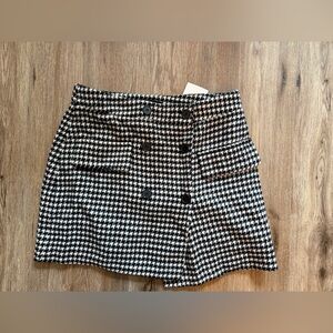 NWT Forever 21 Houndstooth Mini Skirt
